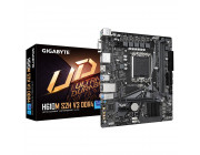 GIGABYTE H610M S2H V3 DDR4, Socket 1700, Intel® H610 (14/13/12th Gen CPU), 8Phases, Dual 2xDDR4-3200, VGA, HDMI, 2xDP,  CPU Intel graphics, 1xPCIe X16 4.0, 4xSATA3, 1xM.2, 1xPCIe X1, ALC897 7.1, 1xGbE LAN, 4xUSB3.2, RGB Led, mATX